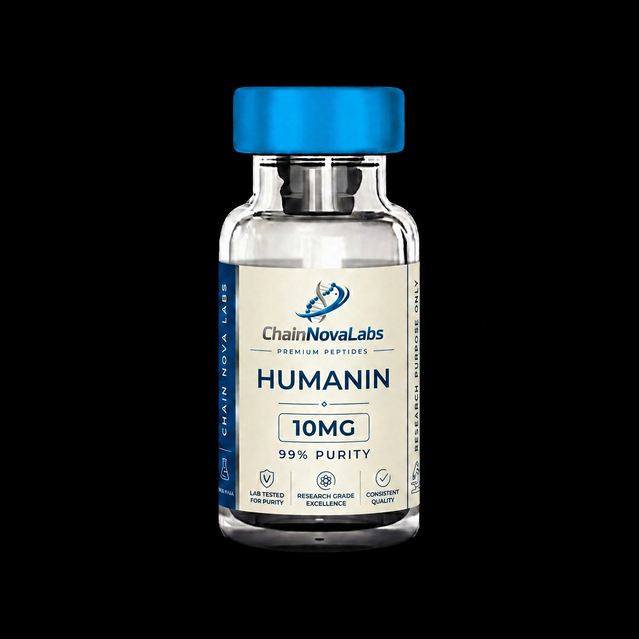 Humanin research peptide vial