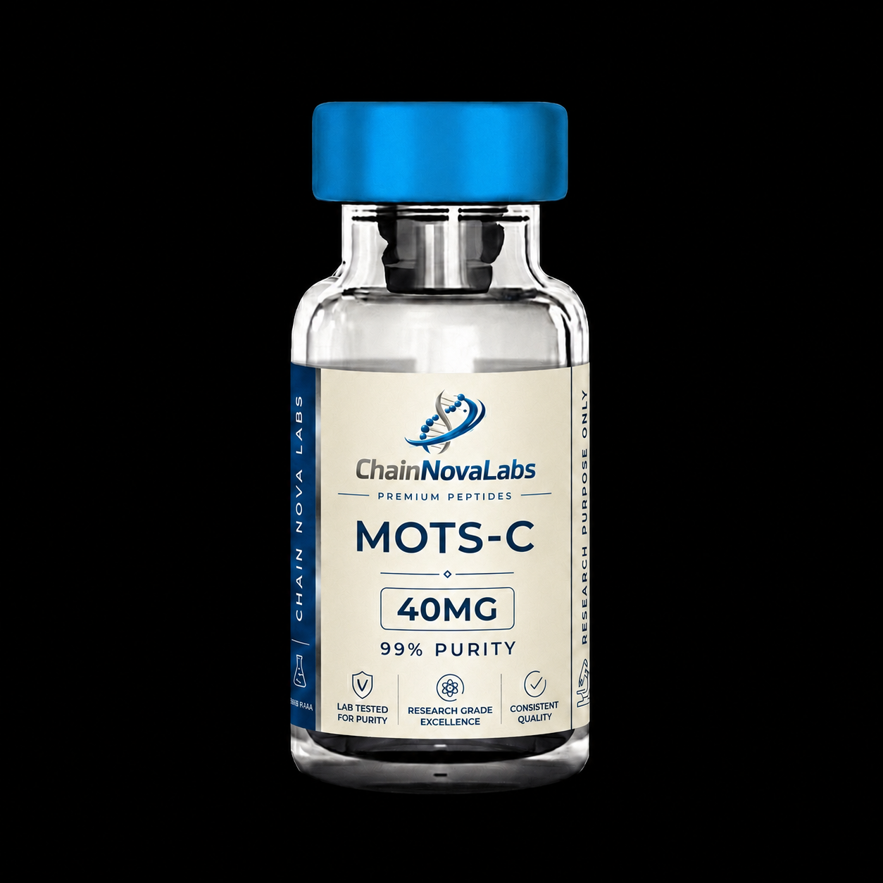 MOTS-c 40mg research peptide vial