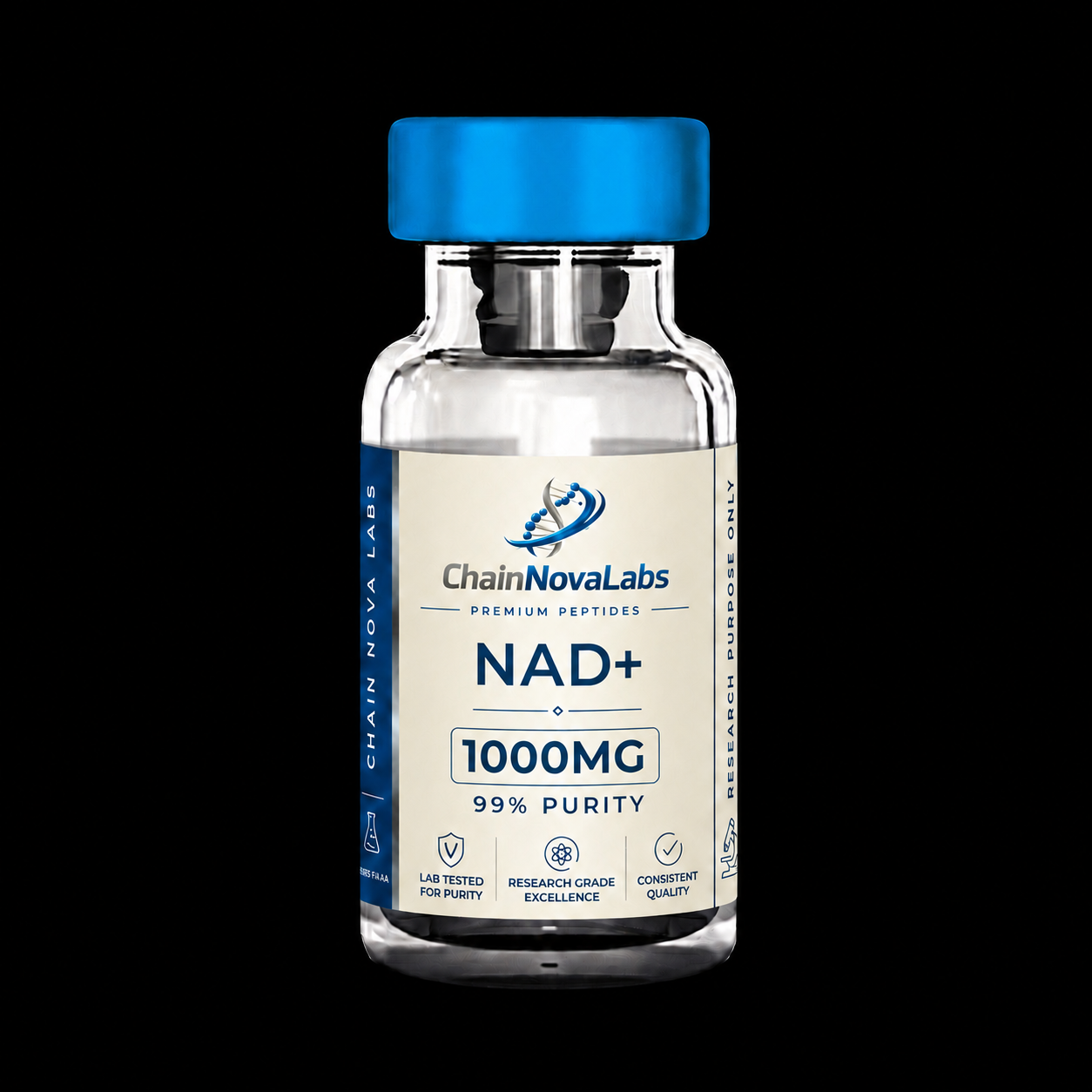 NAD+ 1000mg research peptide vial