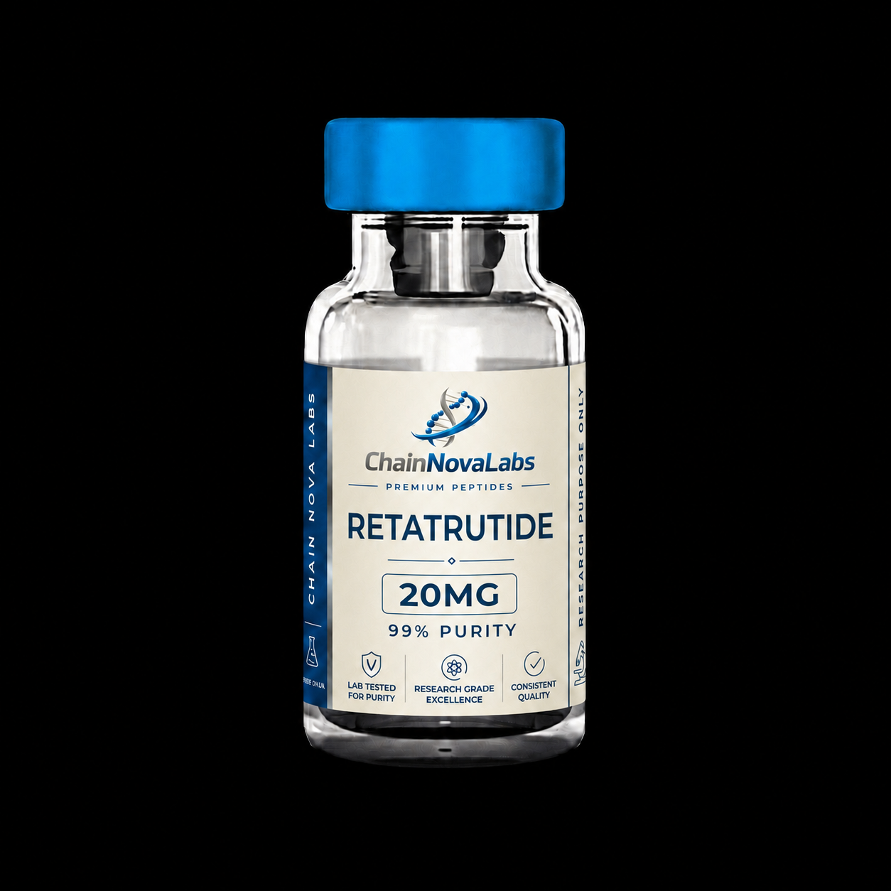 Retatrutide 20mg research peptide vial